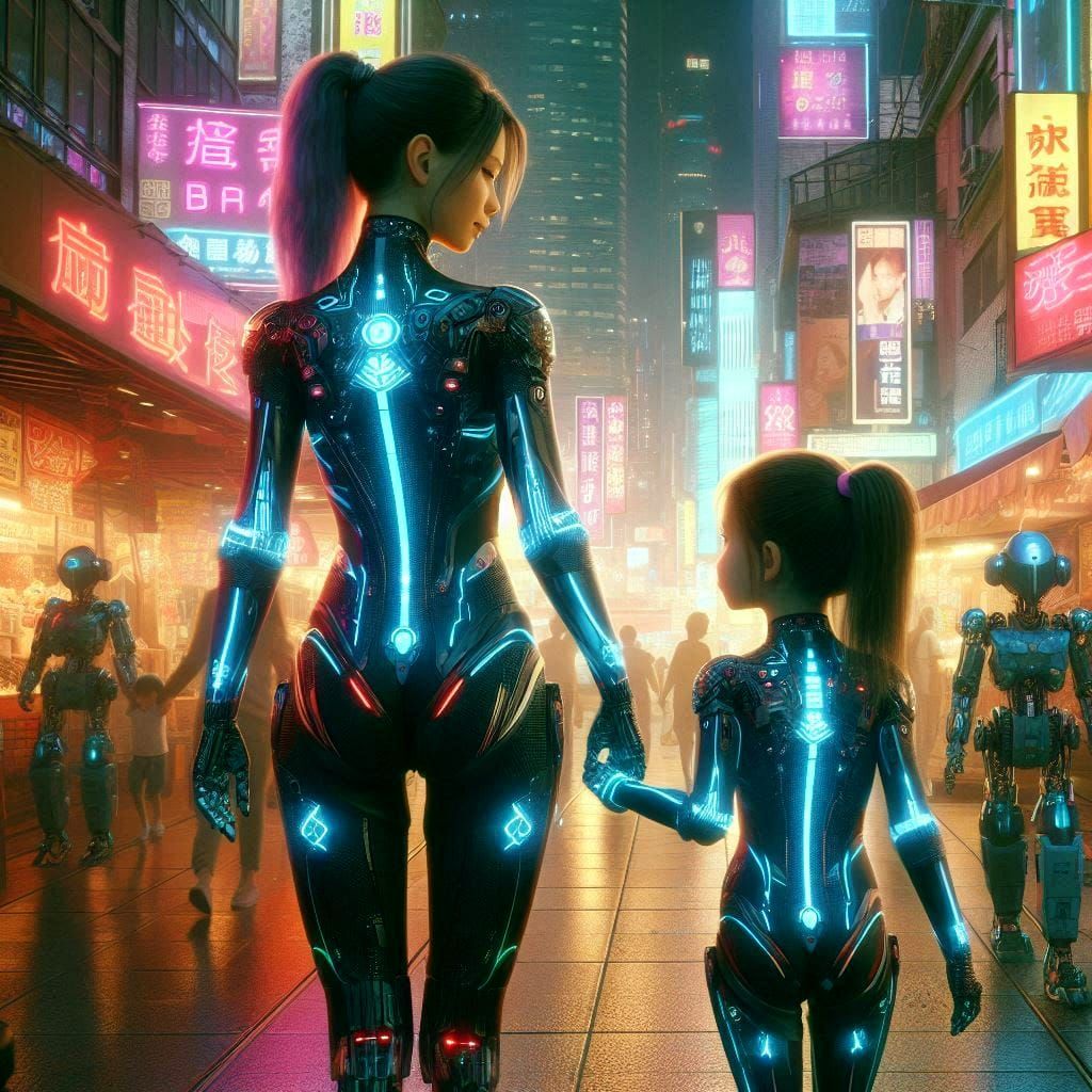 Cybernetic Mother Daughter