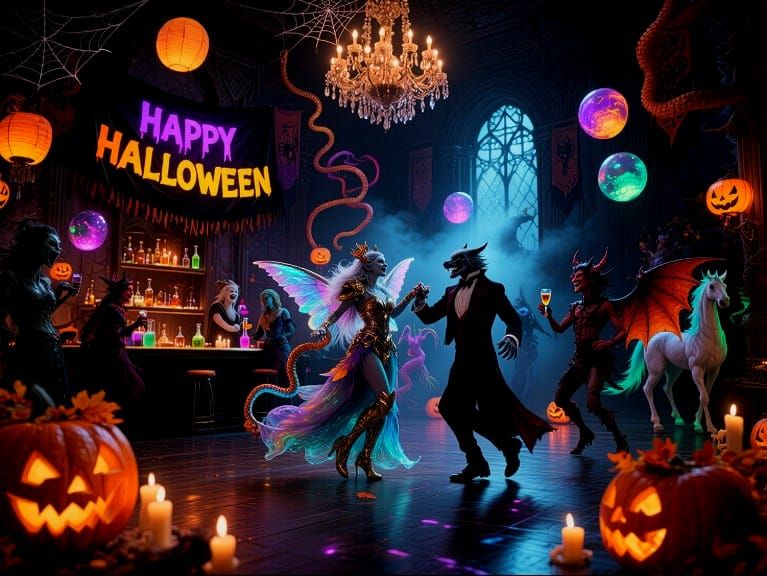 10/1/2025-Various Mythical Creatures Dancing Art By Archange...