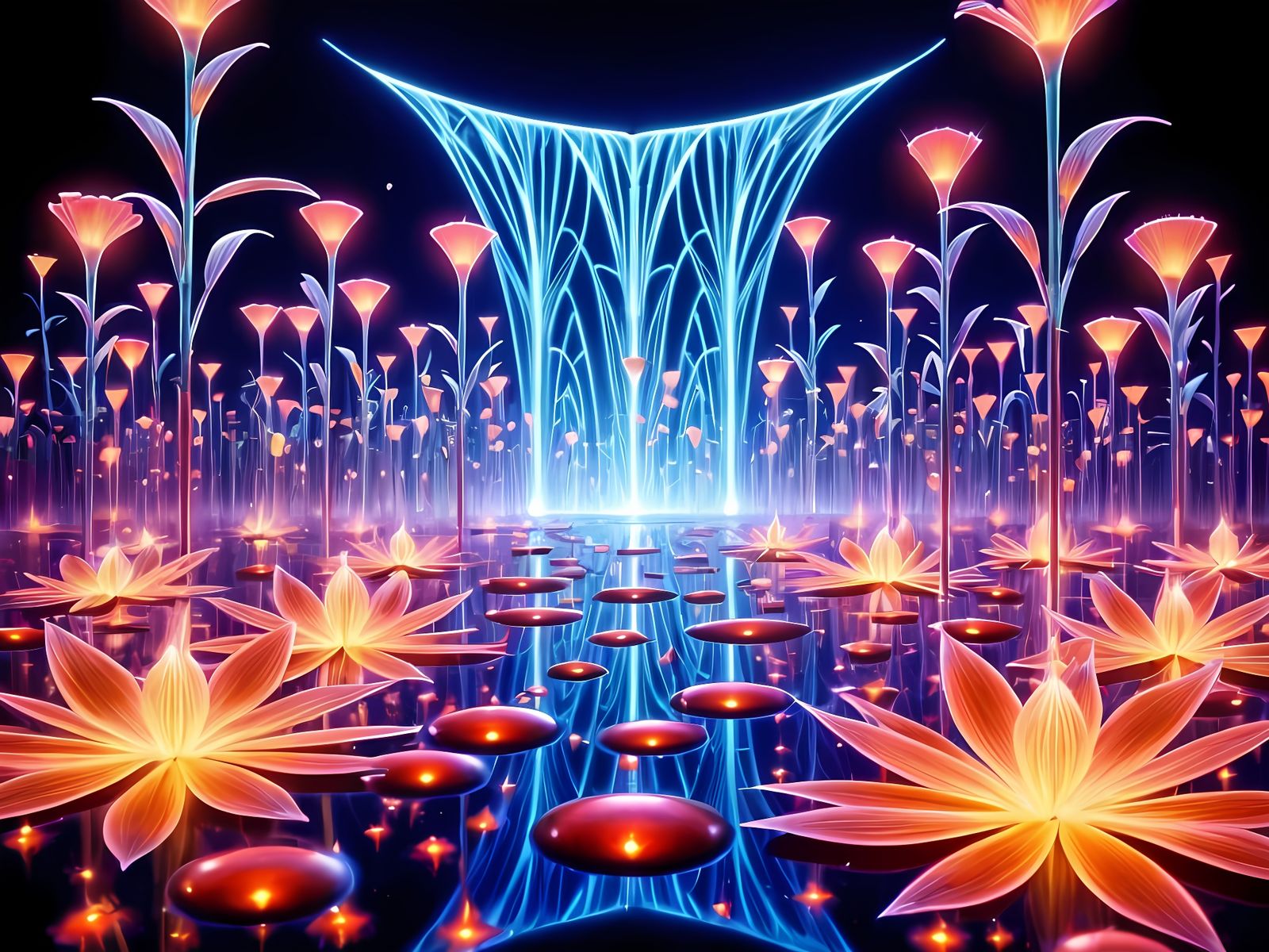 "Luminous Light Falls" 