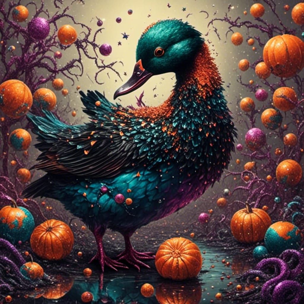 <lora:GlitterGore:1.0> Ducky 