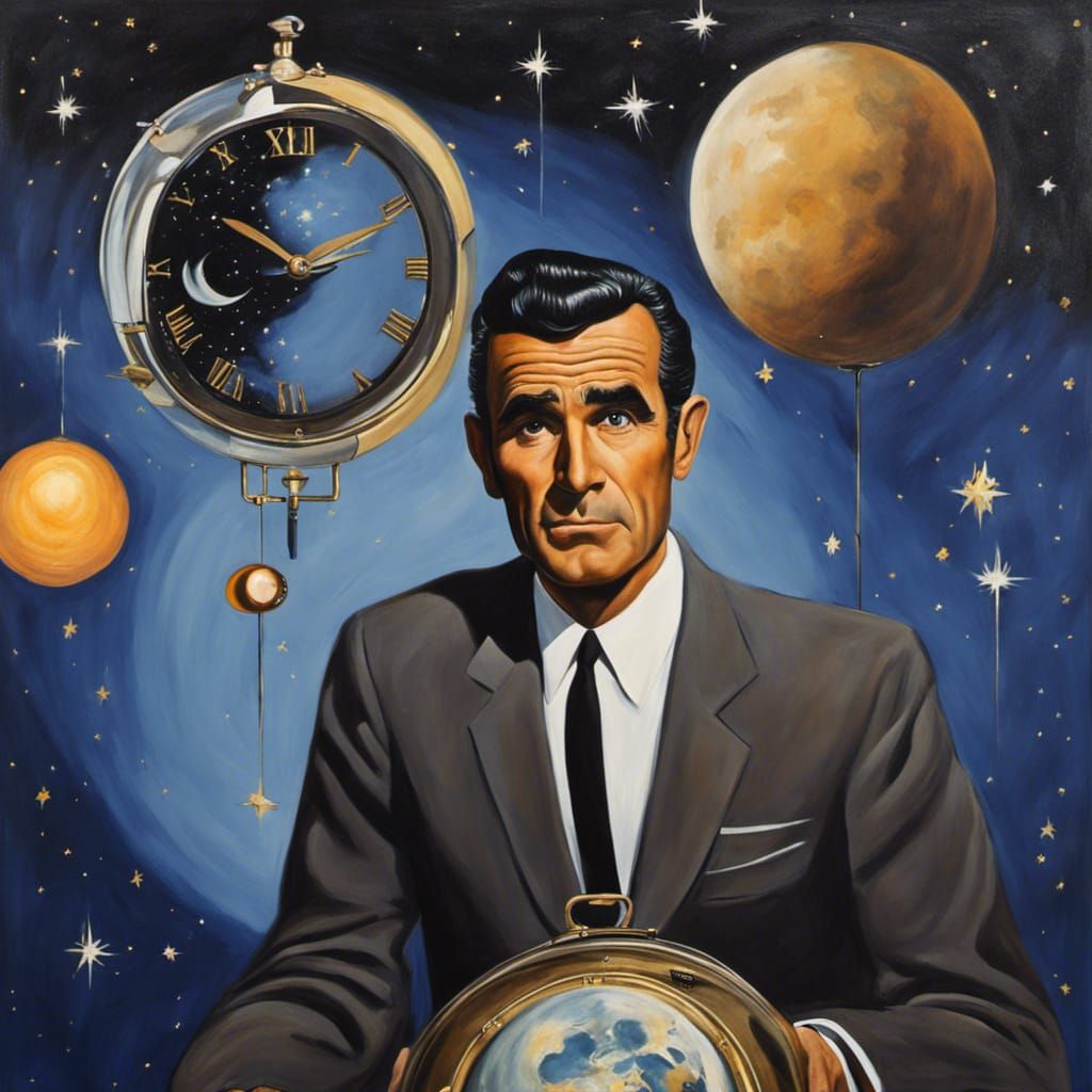 Rod Serling In The Twilight Zone Ai Generated Artwork Nightcafe Creator 2296