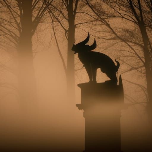 Gargoyle on the roof