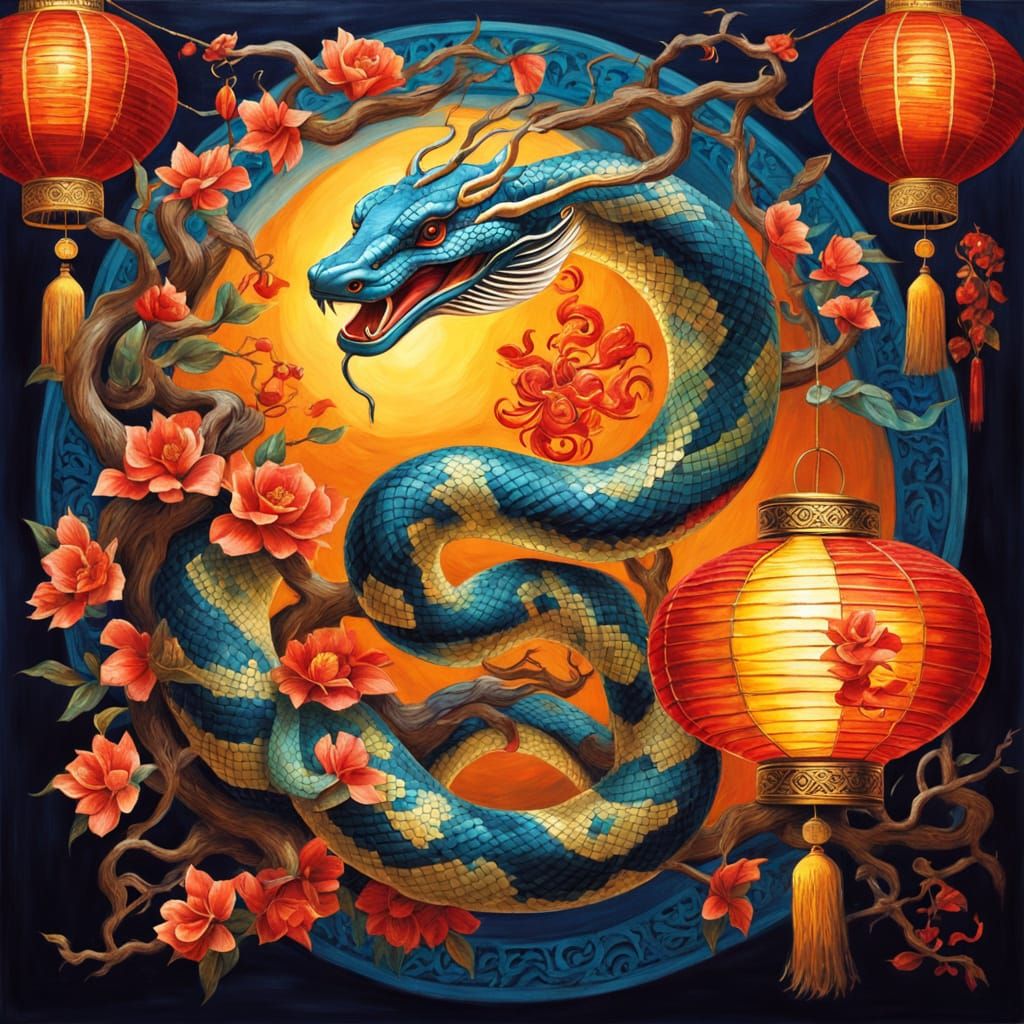 Year of the Snake   by @Alfred Stephens