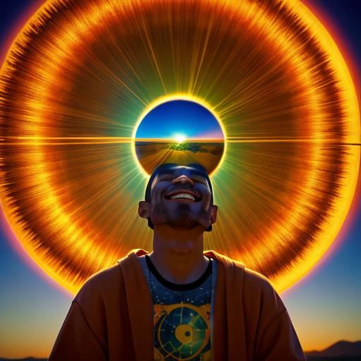 happy sungazing