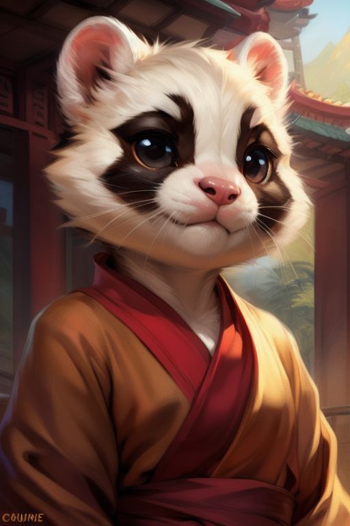 Chibi D&D races: Ferret