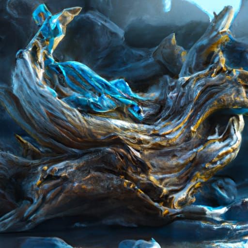 Petrified driftwood