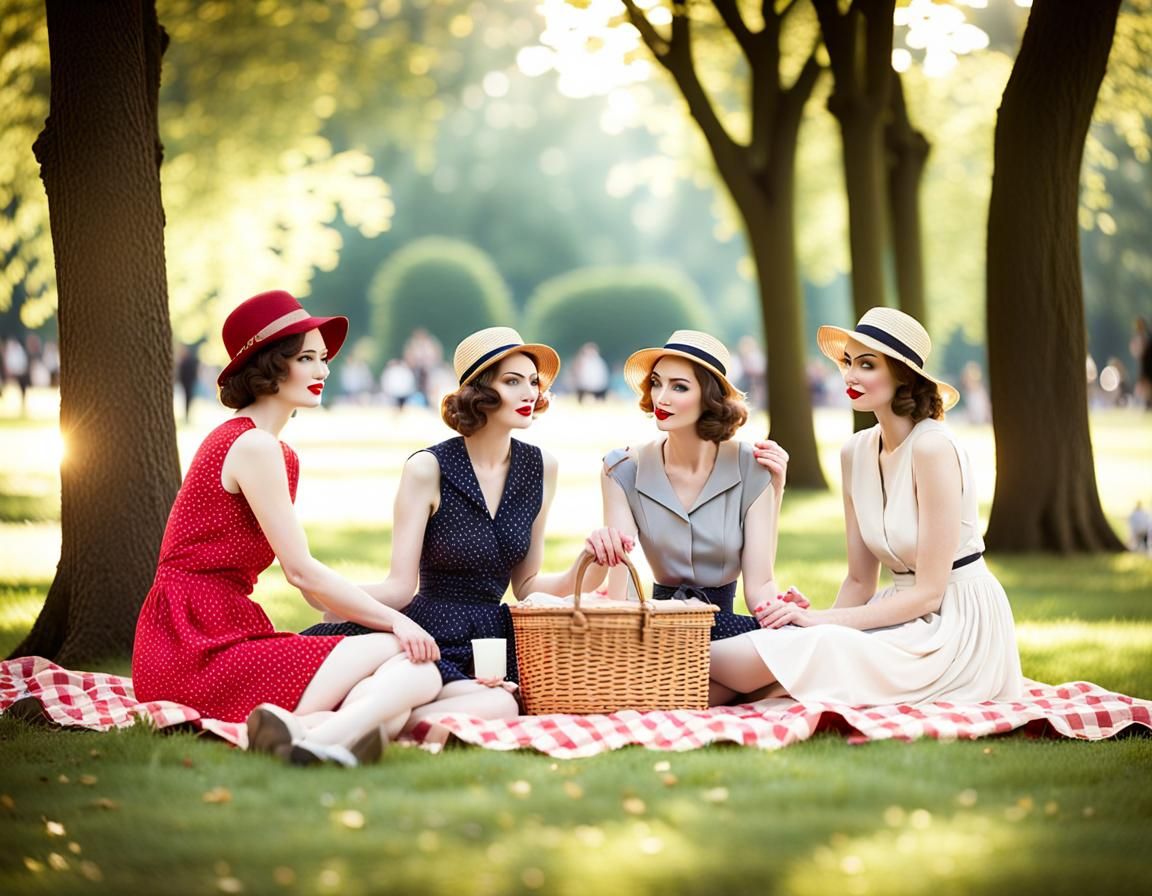 1920's Picnic with Friends