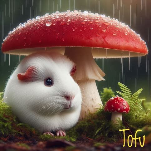 My 4 Pink eyed white rescued piggies🥰❤️⭐️⭐️⭐️ Thank you @Schoomz for the inspiration 🍄❤️⭐️⭐️⭐️