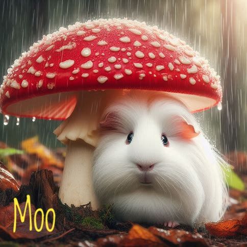 My 4 Pink eyed white rescued piggies🥰❤️⭐️⭐️⭐️