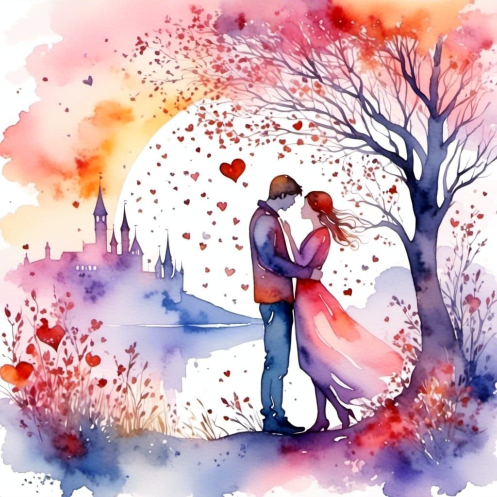 Watercolor Love