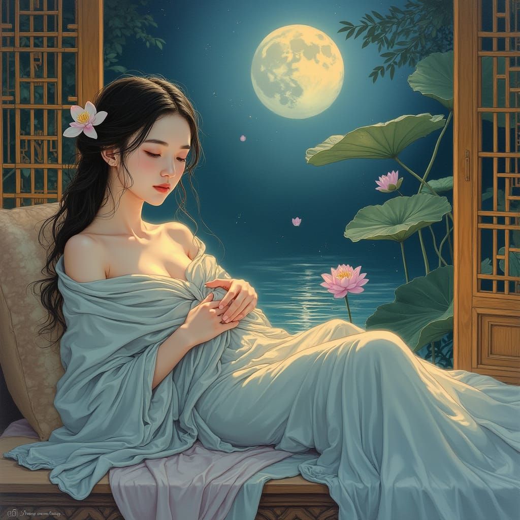 Classical Chinese Serenity in Soft Hues