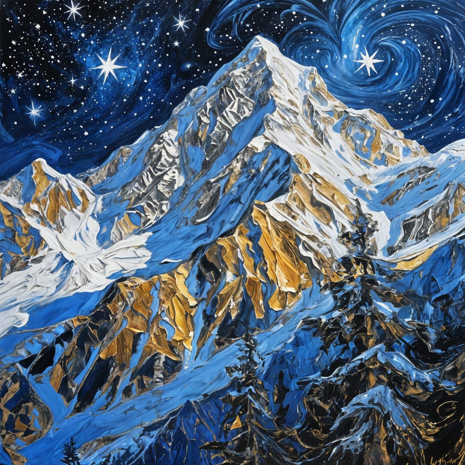 הר מושלג בסגנון אימפסטו