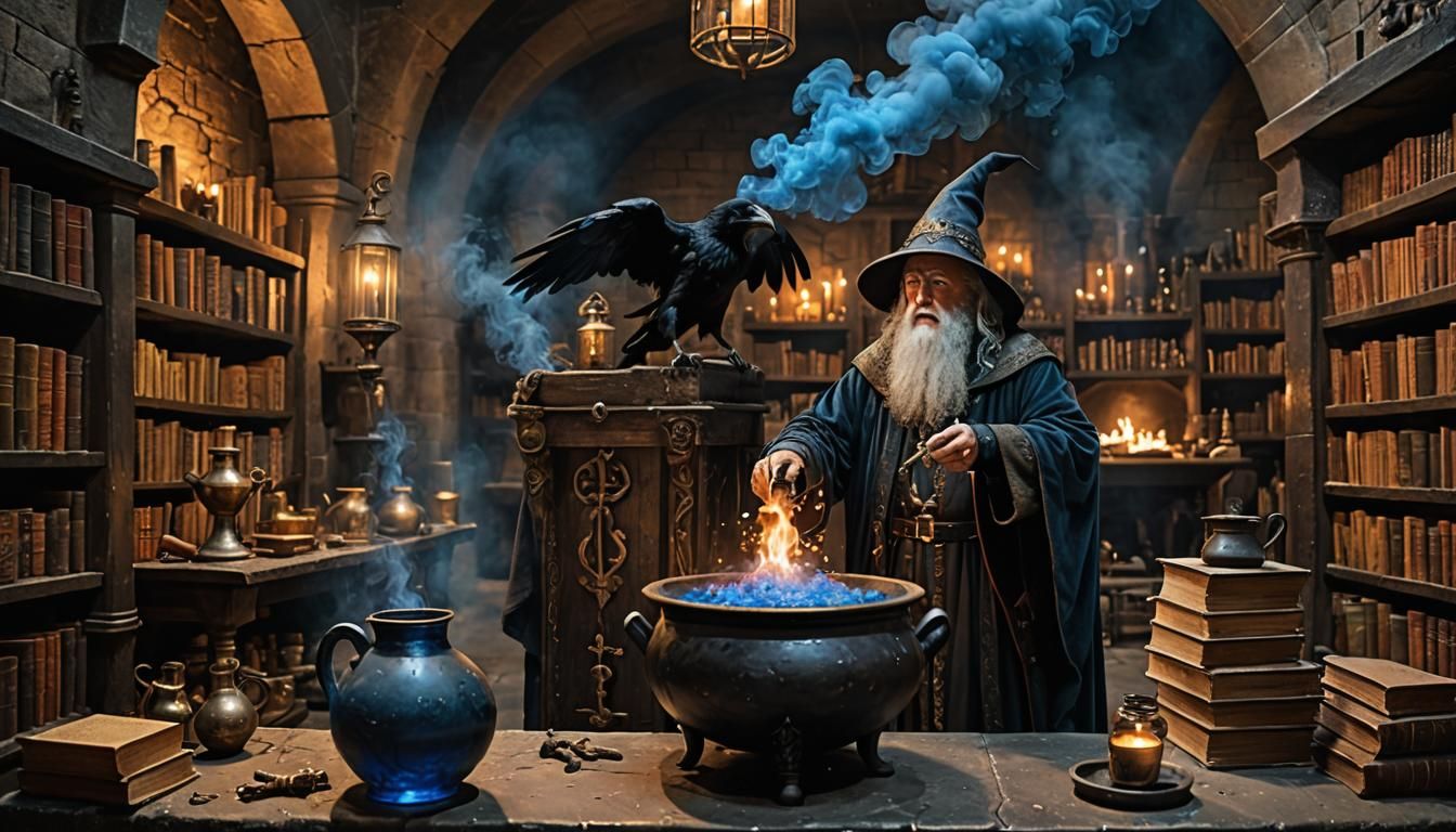 Magicians lair  by @Urmagerd