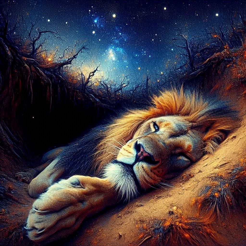 Sleeping Lion