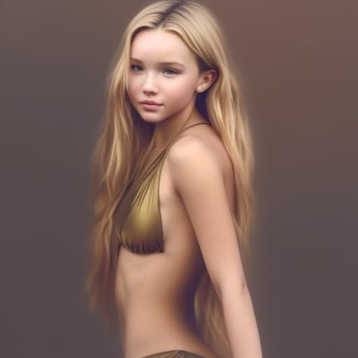 Girl in Bikini AI Generated Artwork NightCafe Creator