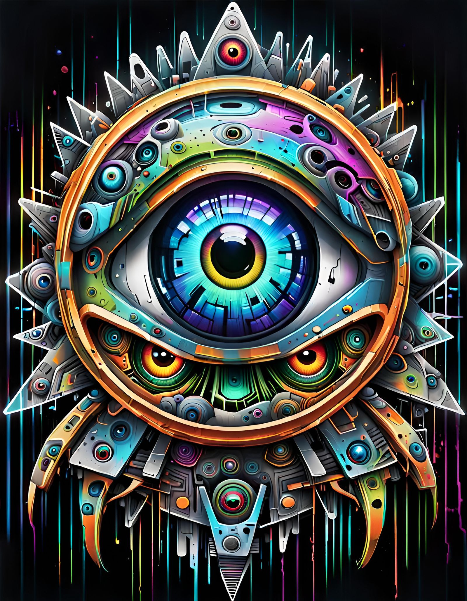 Psy-Eye series, 16apr24 - AI Generated Artwork - NightCafe Creator