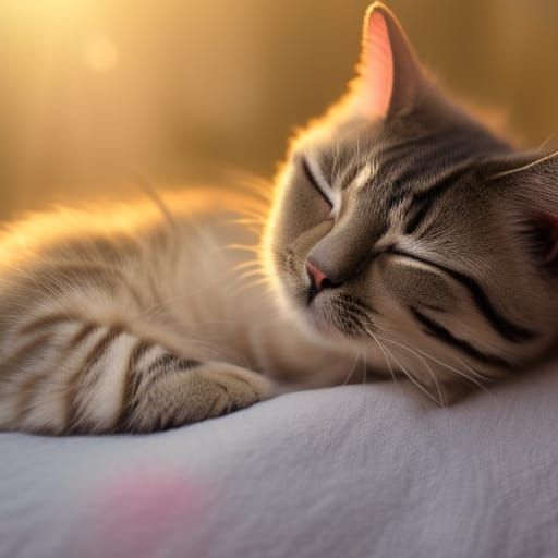 Sleeping cat   by @Ekaterina