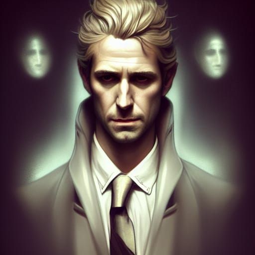 John Constantine III 🚬🕯⛧🔥👻 AI Generated Artwork NightCafe Creator