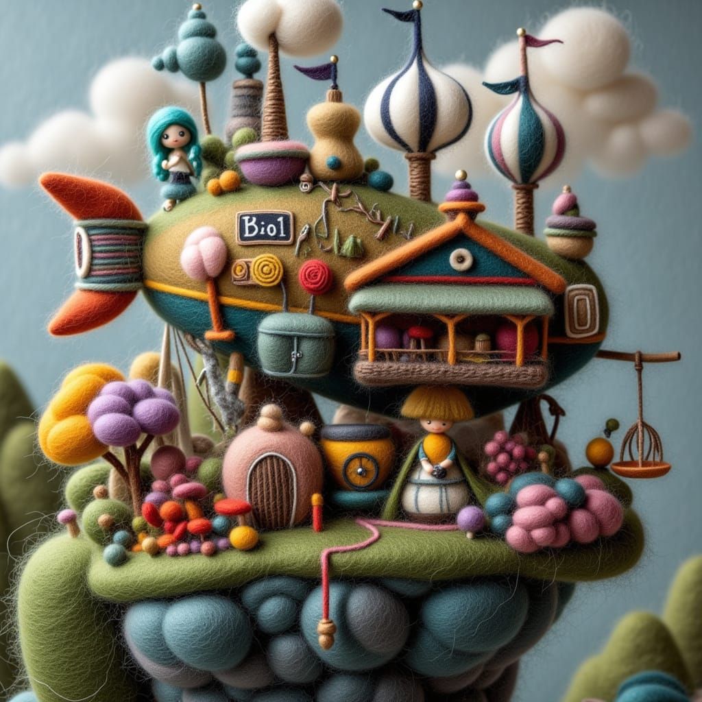 Portrait Steampunk Airship Dock