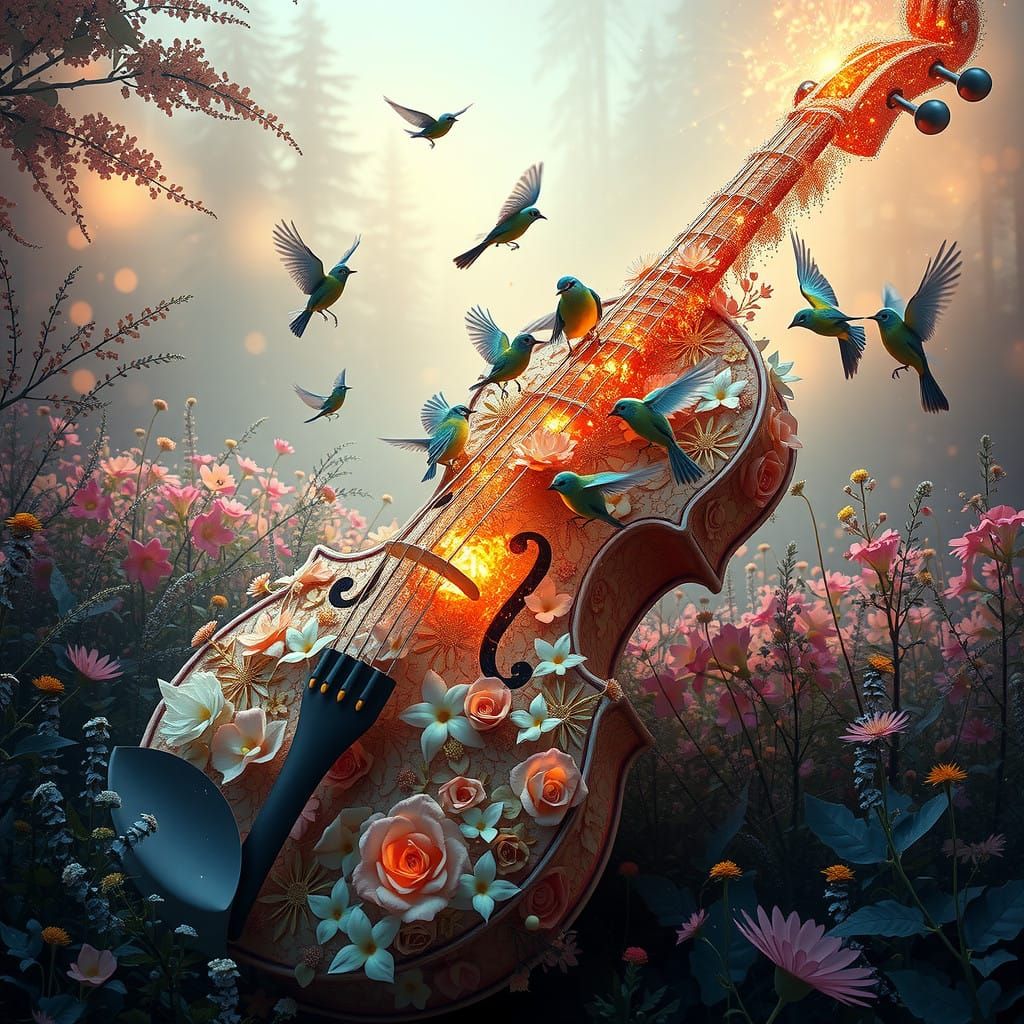 Sound of birds' song  by @Kitty