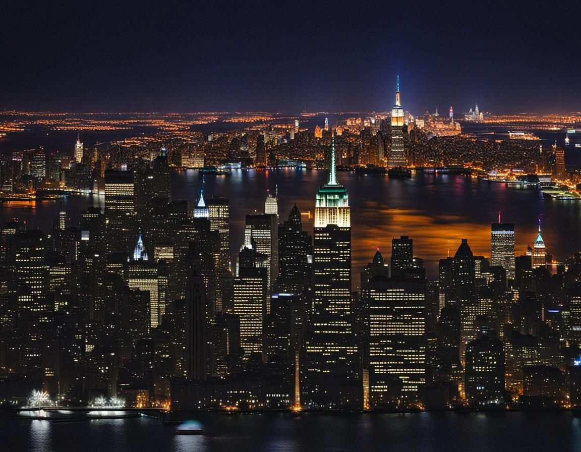 New York at night