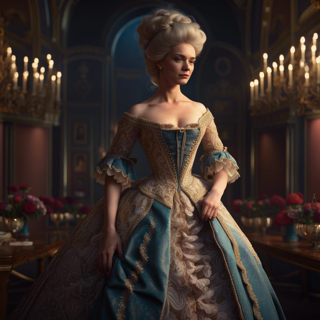 1700s ball gown  by @Ivanna Barlowe