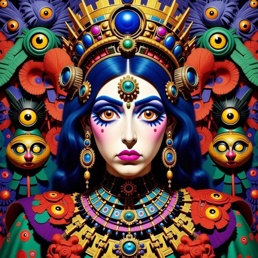 <lora:MONKEY QUEEN:1.0>  Beautiful woman 