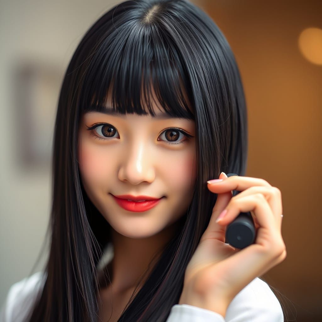 Gentle Professional Portrait in High-Key Lighting