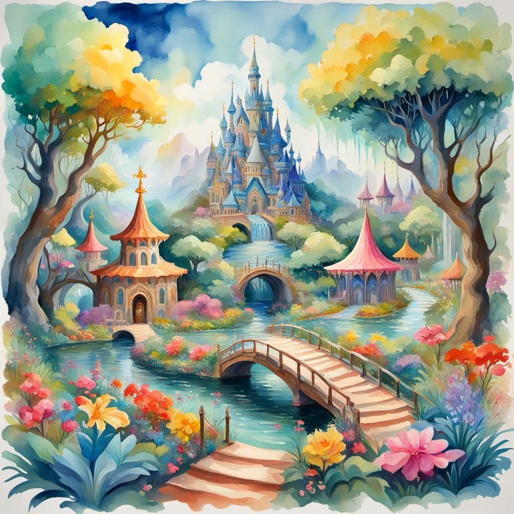 Fairyland, wonderland, dream world, utopia, fantasyland, Ede...