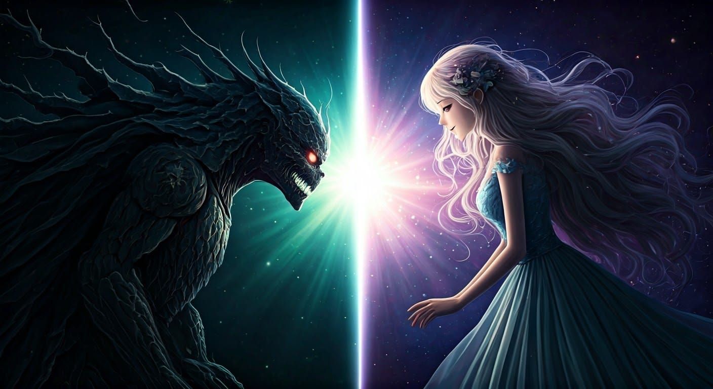 Evil vs Good  by @KrisB