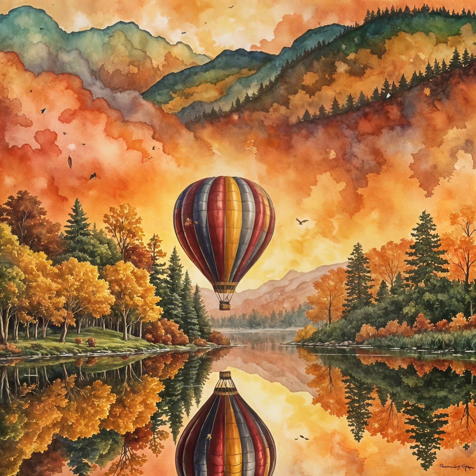 Balloon Trip  by @Sherkhal