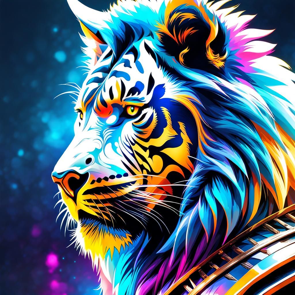 Tiger Man - AI Generated Artwork - NightCafe Creator