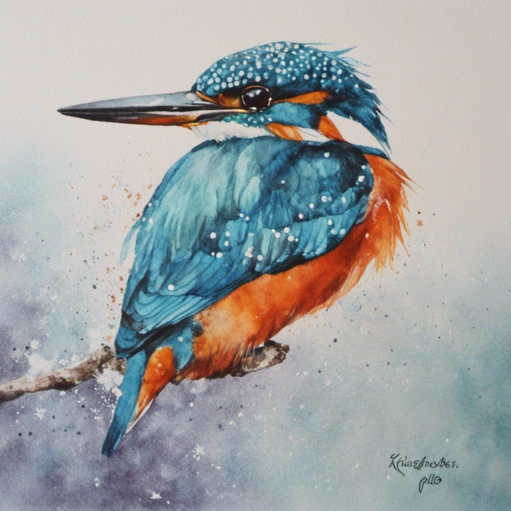 Kingfisher AI Generated Artwork NightCafe Creator