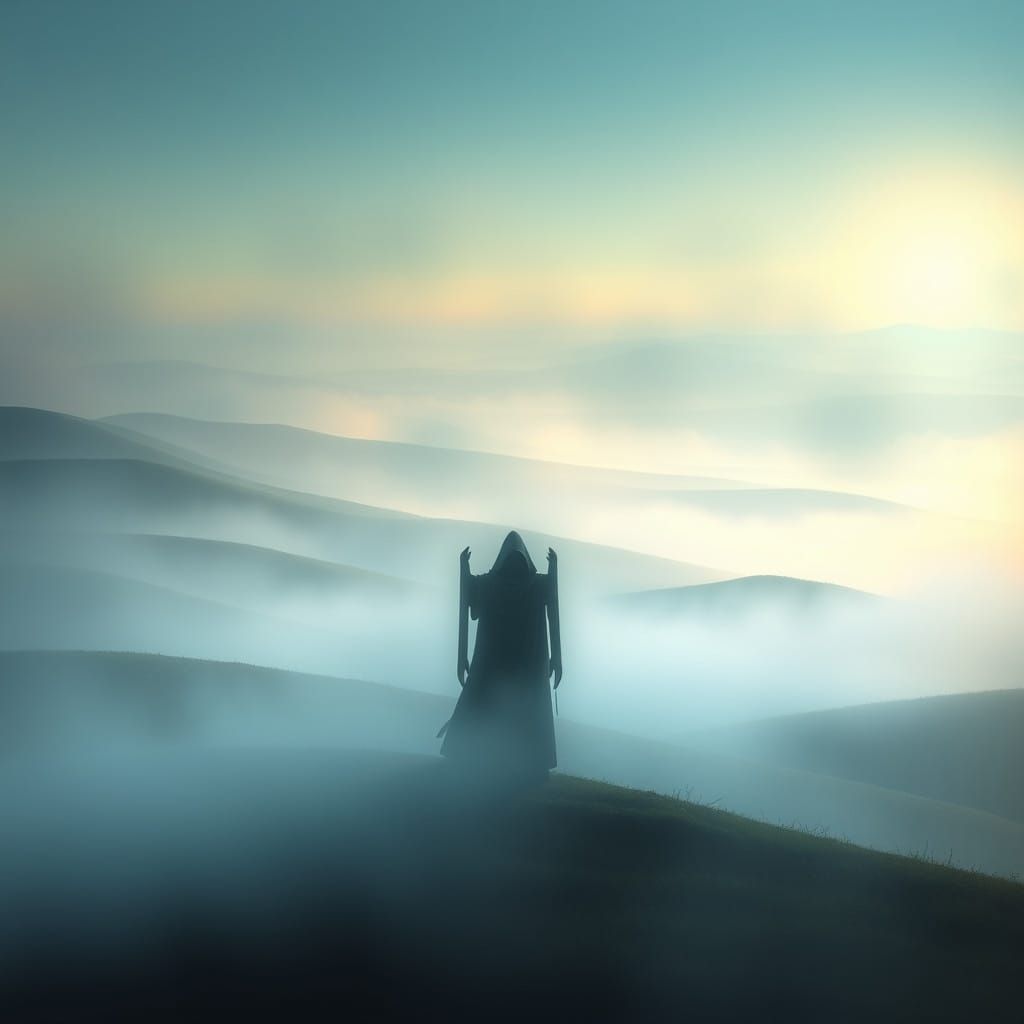 Ethereal Wisdom in a Realm of Serene Mystery