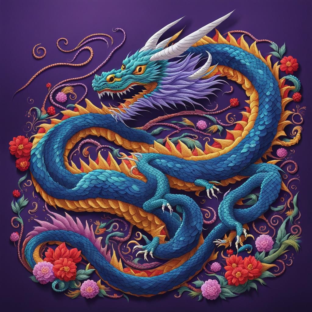 Dragon Embroidery