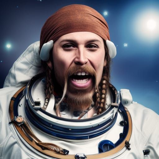 Pirate as an astronaut 2