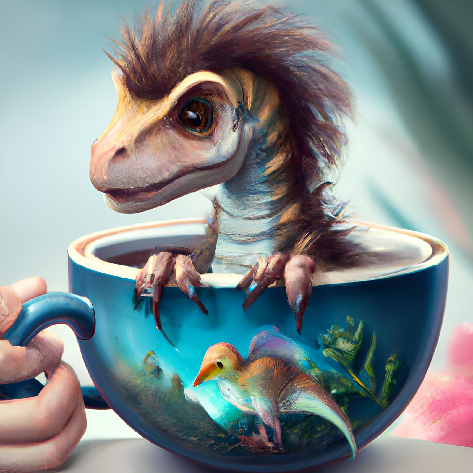 Baby Tea-Rex  by @Eclectic
