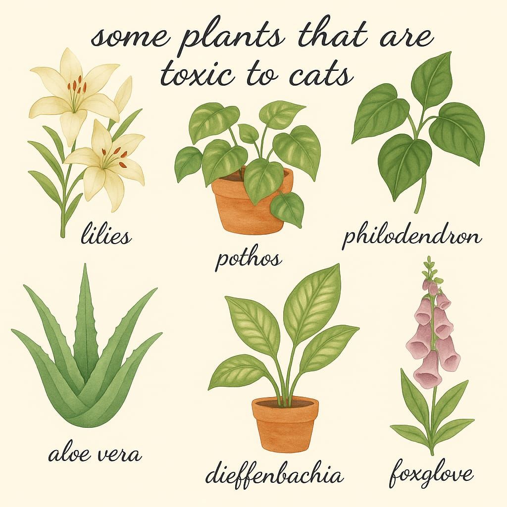Some Plants That Are Toxic to Cats