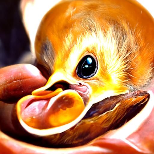 cute baby duck