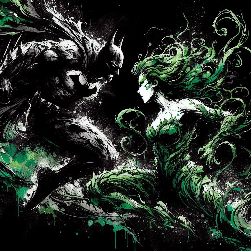 Batman vs Poison-ivy