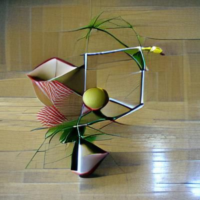 Ikebana geometric