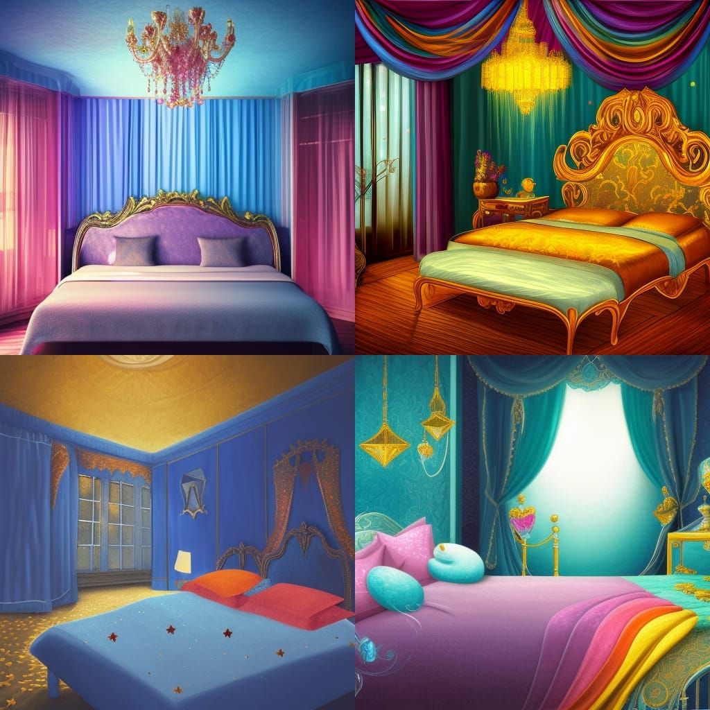 bed foreground, bed close up, double bed, royal bed, romantic, silver