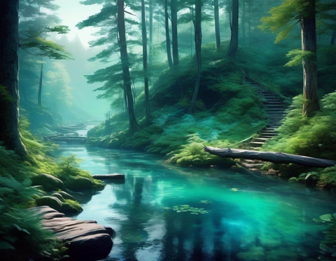 **Forest bathing** pathway