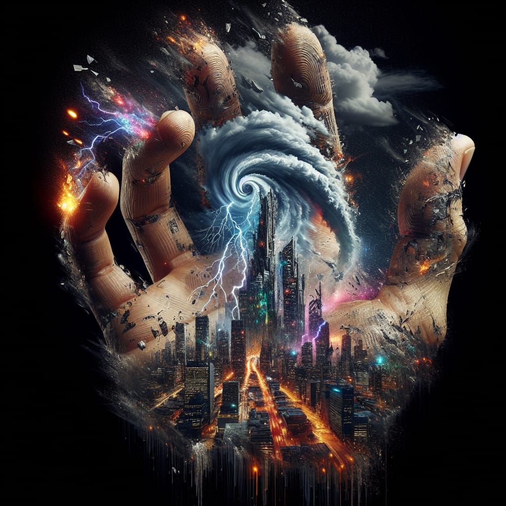 Tornado in the city  by @Nednut4362