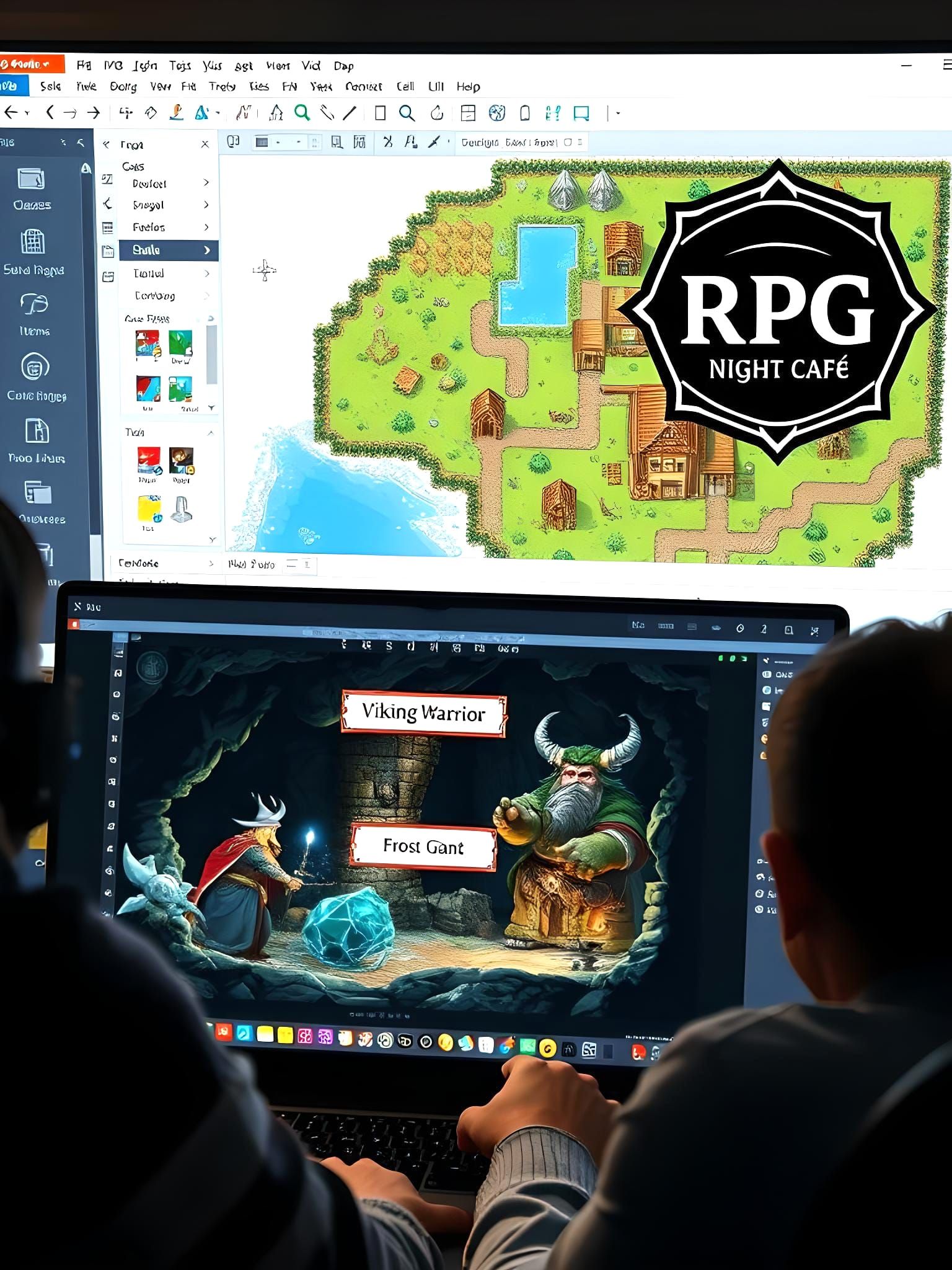 Viking Warrior vs. Frost Giant AI Generated Artwork NightCafe Creator