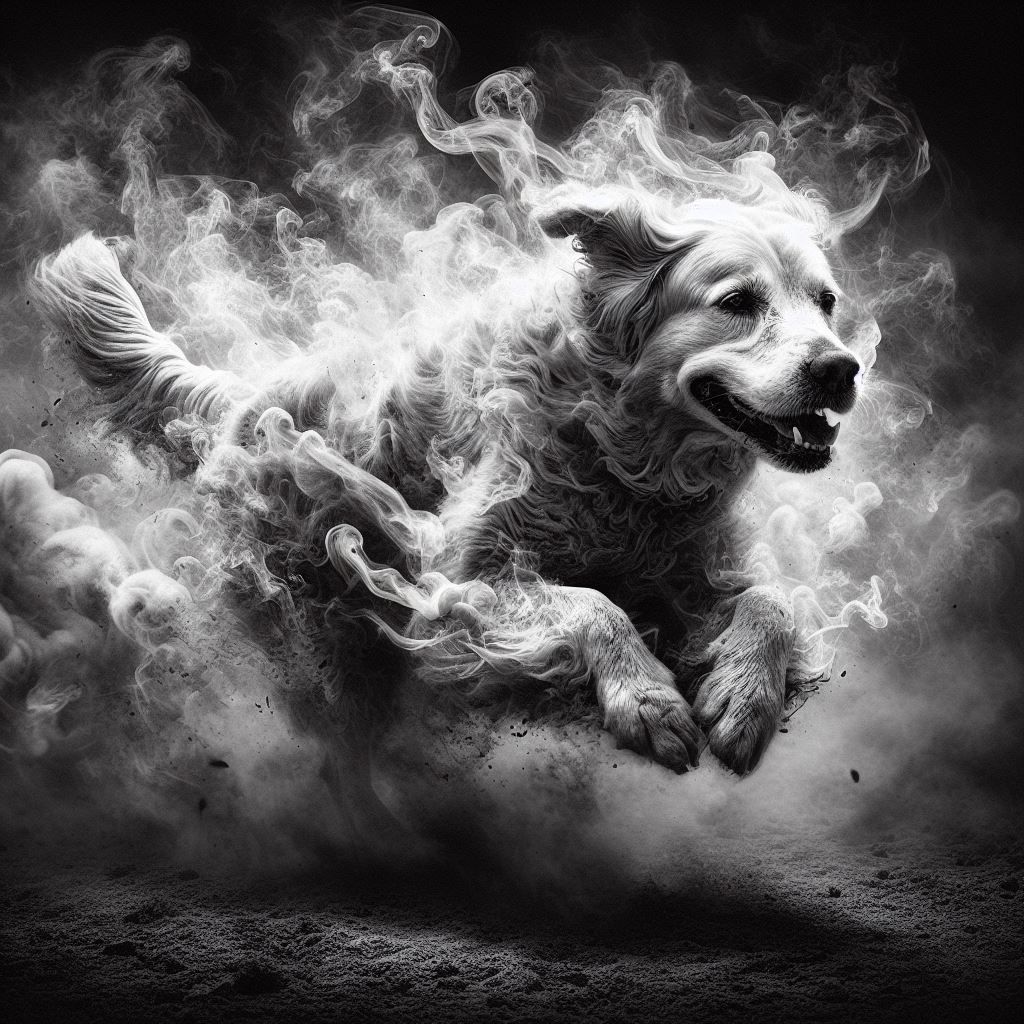 Old dog on is way to the Sky❤️