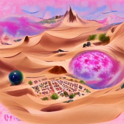Vast Desert Planet filled with Deep Mystical Secrets