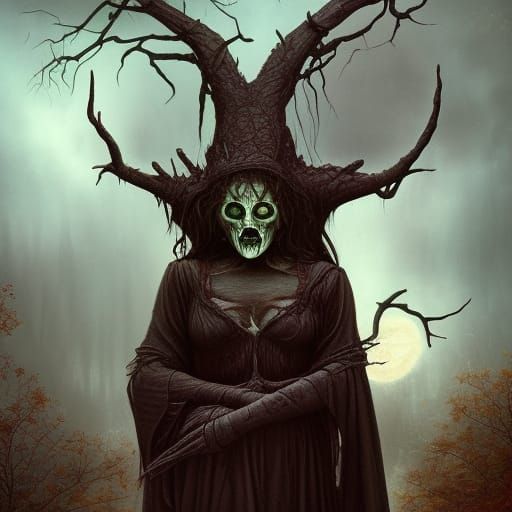 Dryad/Tree Spirit - AI Generated Artwork - NightCafe Creator