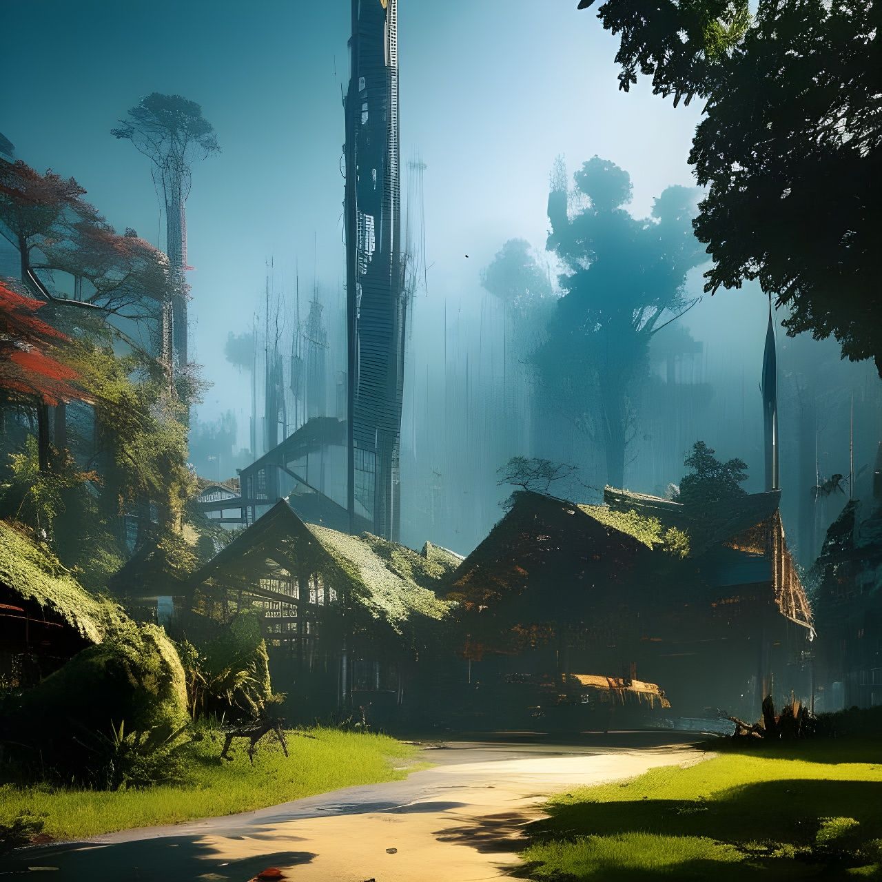 A world without people  by @Pisces Rising