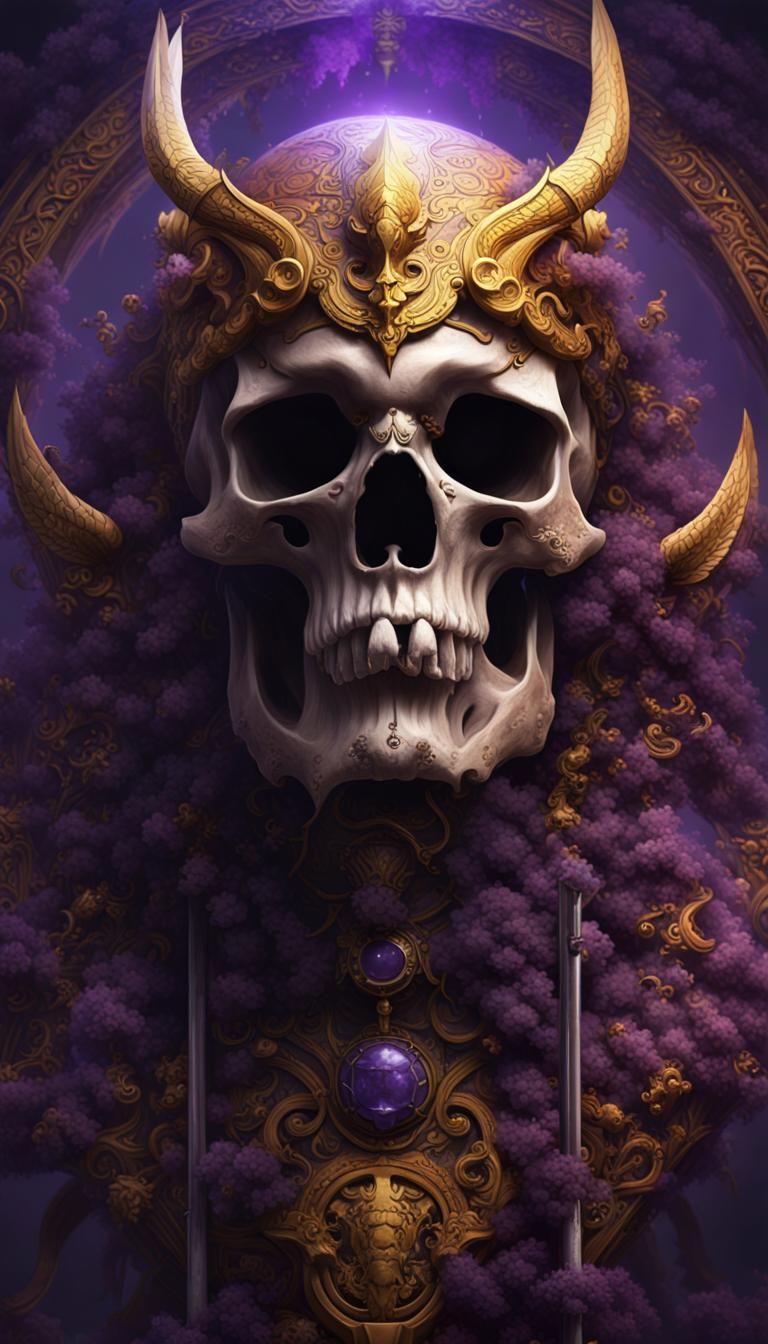 Skull - Ai Generated Artwork - Nightcafe Creator